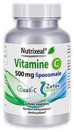 Vitamine C liposomale quali-C ZetaGreen Nutrixeal : 500 mg par gélule
