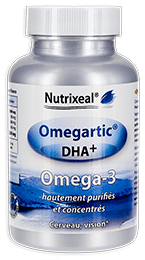 Omegartic DHA Plus est particulièrement concentrée en omega-3 DHA.