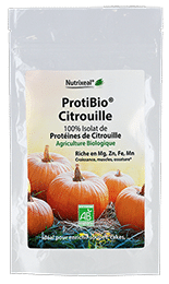 ProtiBio citrouille Nutrixeal, riche en protéines.