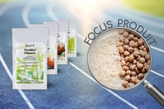 Focus produit sur la gamme de protéines végétales ProtiBio Nutrixeal.