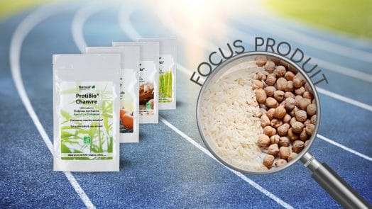 Focus produit sur la gamme de protéines végétales ProtiBio Nutrixeal.