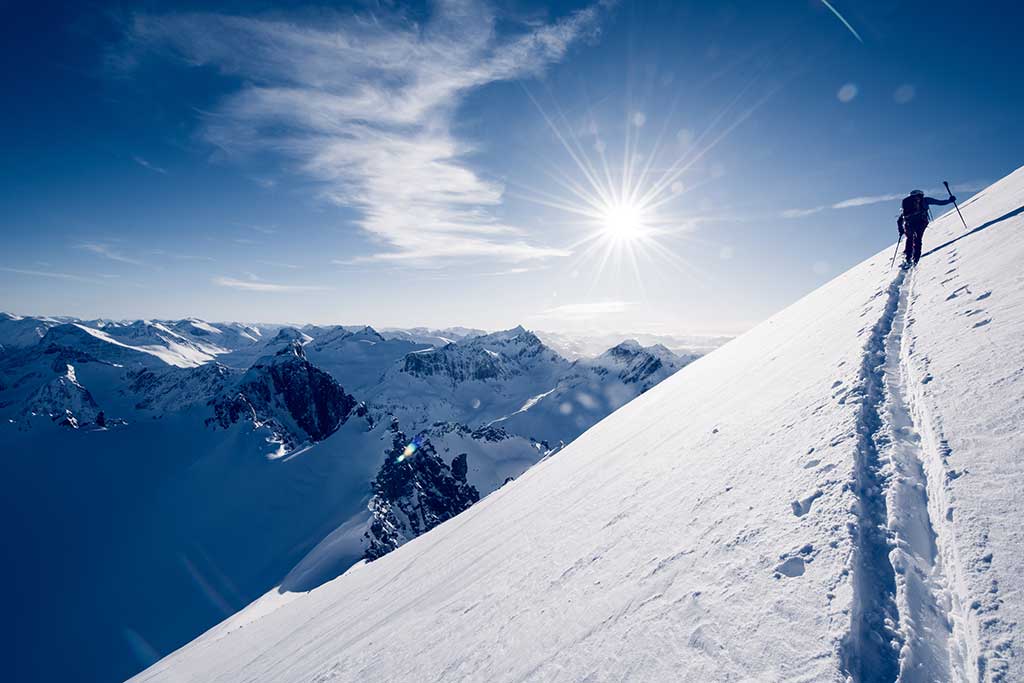 Ski haute montagne alpinisme